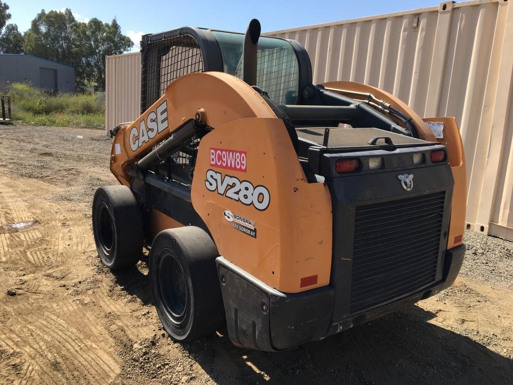 2018 Case SV280 Skid Steer Loader,