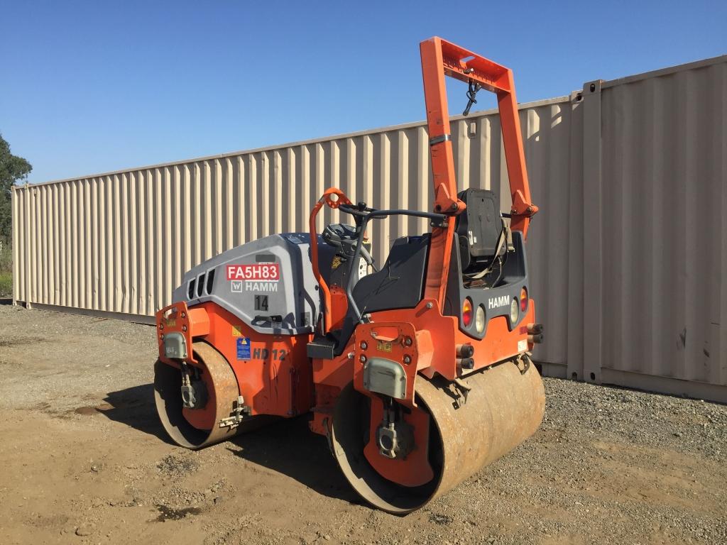 2016 Hamm HD12 VV Vibratory Tandem Roller,