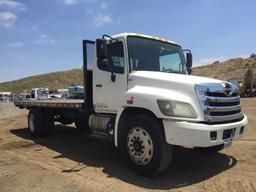 2014 Hino 268 Flatbed Truck,