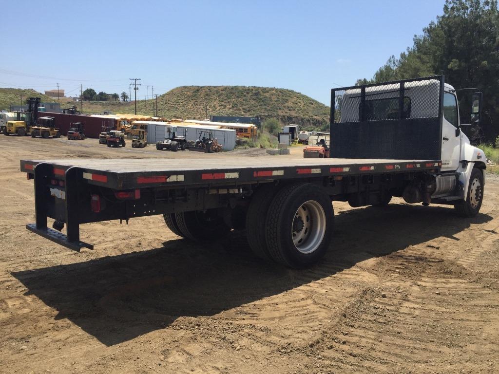 2014 Hino 268 Flatbed Truck,
