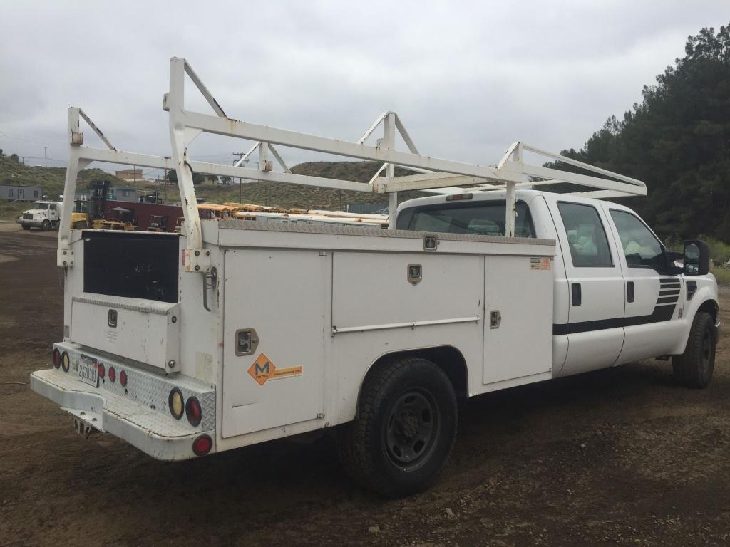 2010 Ford F350 Super Duty Crew Cab Service Truck,