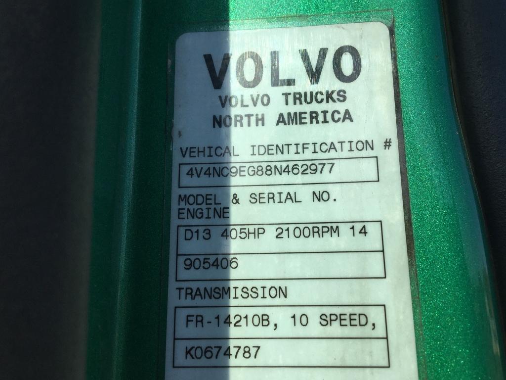 2008 Volvo VNL Truck Tractor,