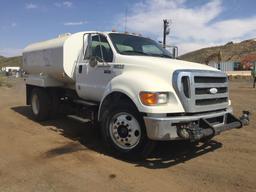 2009 Ford F650 2000 Gallon Water Truck,