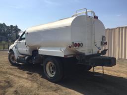 2009 Ford F650 2000 Gallon Water Truck,