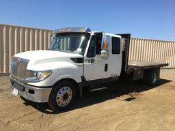 2012 International TerraStar Extended Cab Flatbed