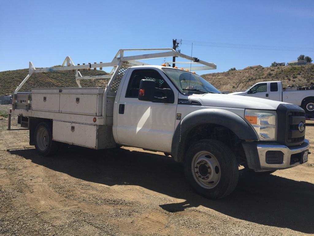 2015 Ford F450 Flatbed Truck,