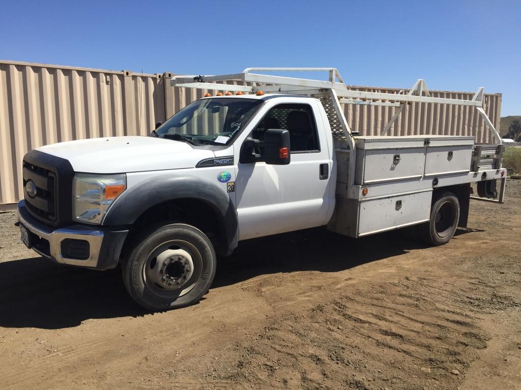 2015 Ford F450 Flatbed Truck,