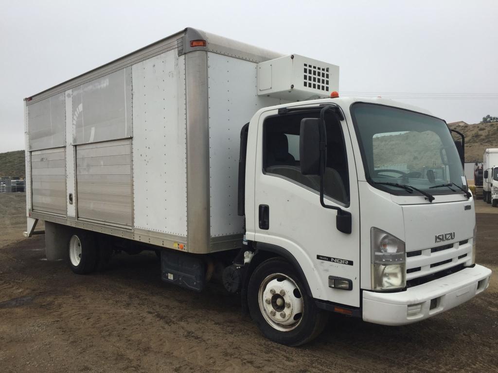 2013 Isuzu NQR Refrigerated Van Truck,