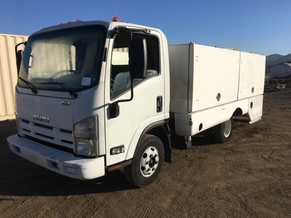 2014 Isuzu NPR Spray Truck,