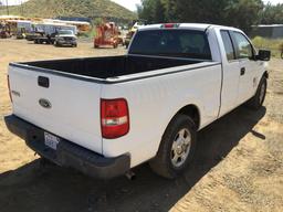 2007 Ford F150 Extended Cab Pickup,