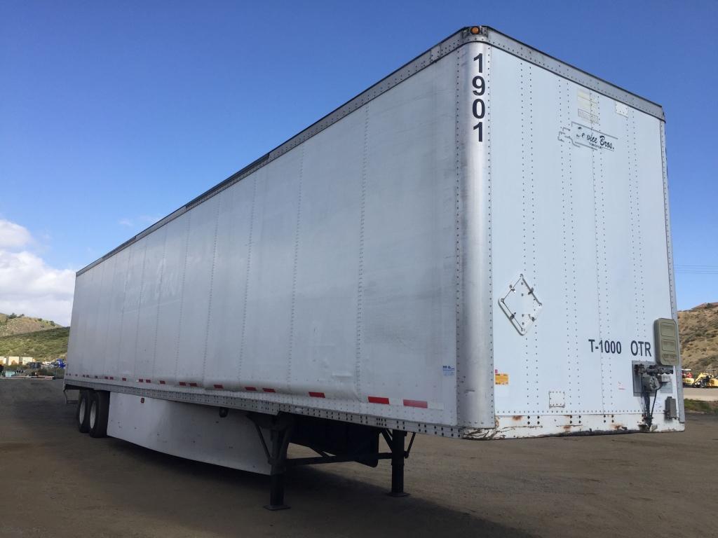 2001 Wabash DVCVHPC Van Trailer,