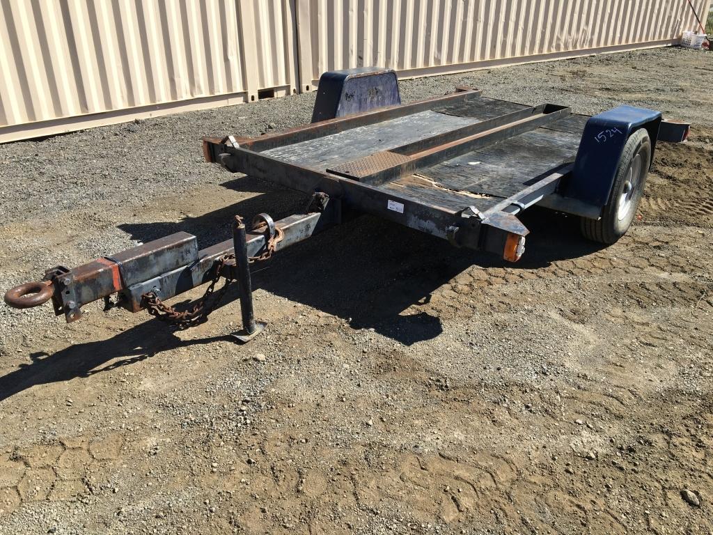 1972 Surly Tilt Deck Equipment Trailer,