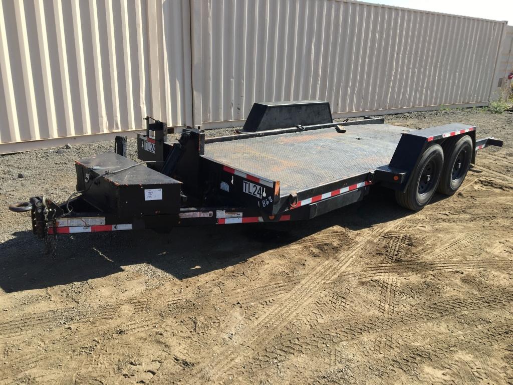 2015 Snake River Tilt Deck Equipment Trailer,