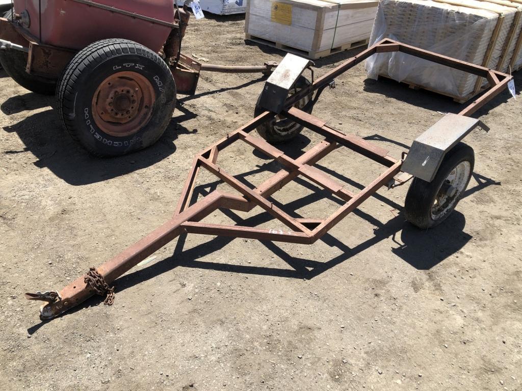 3ft x 5.5ft Trailer w/Ball Hitch.