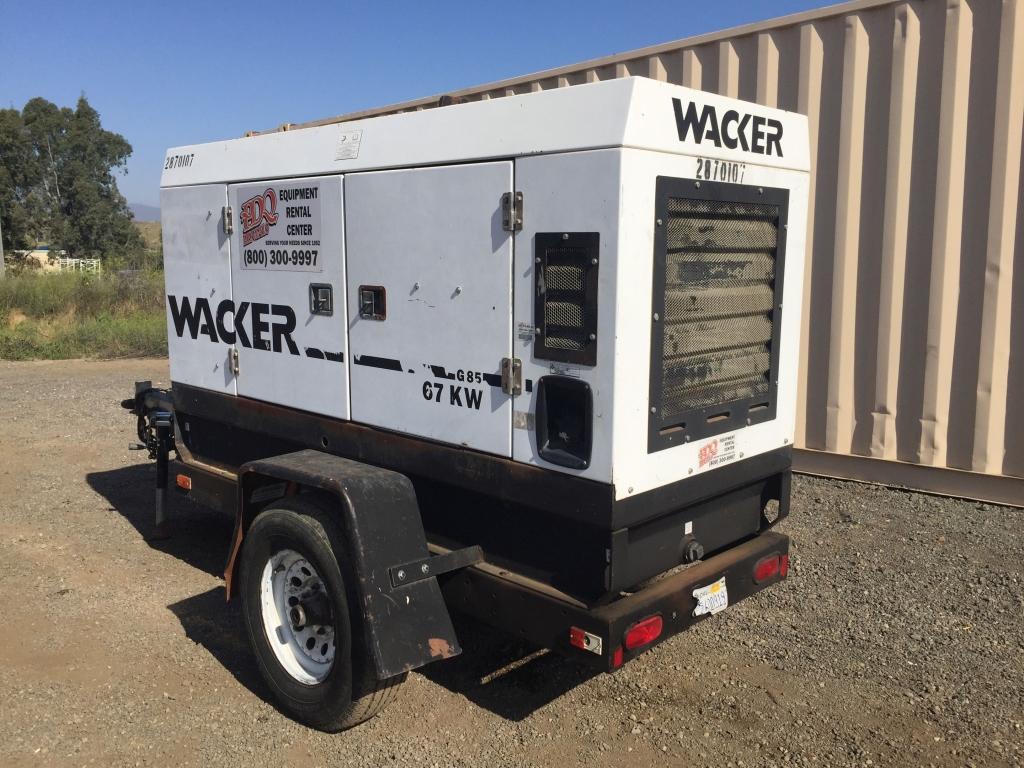 Wacker G85MGT2S 67KW Generator,
