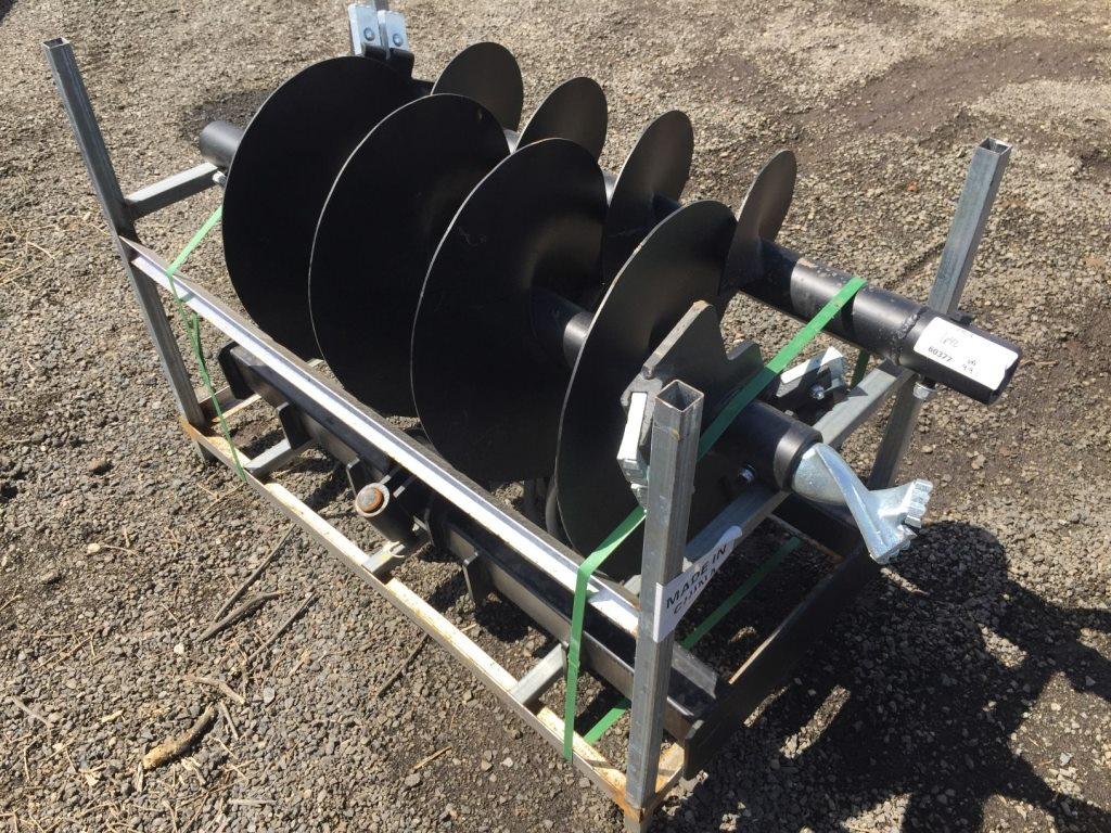 Unused JCT Hydraulic Auger Attachment,