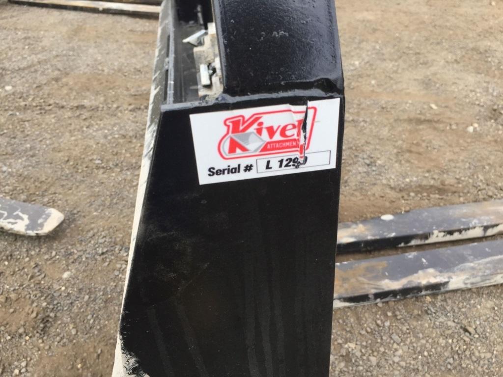 Unused Kivel 48in Forklift Carriage Attachment,