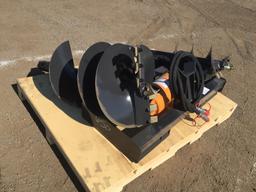 Unused Wolverine Hydraulic Auger Attachment,