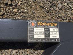 Unused 2023 Wolverine TQH-26-01C 3-Point Hitch