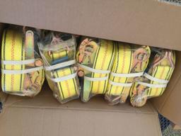 (10) Unused 2in x 27ft Ratchet Cargo Straps.