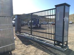 Unused 7ft x 20ft Metal Driveway Gate,