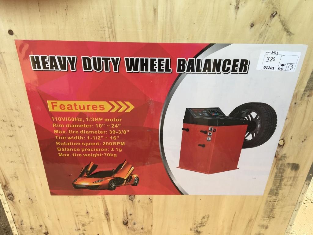 Unused Heavy Duty Tire Balancer,