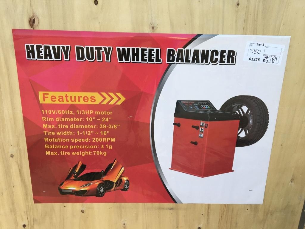 Unused Heavy Duty Tire Balancer.
