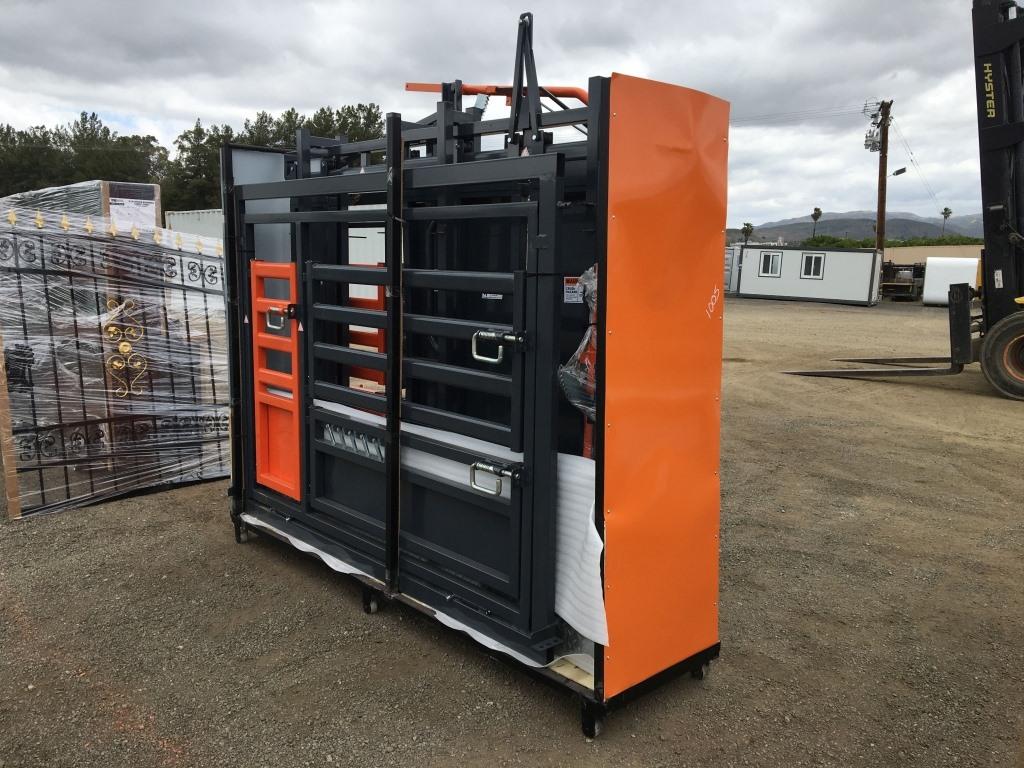 Unused TMG CSC11 10ft Cattle Squeeze Chute