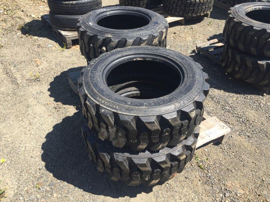 (4) Unused Forerunner SKS-1 10-16.5NHS Skid Steer