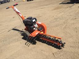 Unused Walk Behind Mini-Trencher,