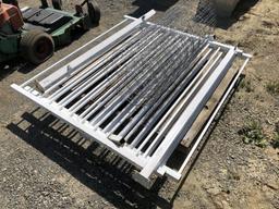 Pallet of Wrought Iron Fence Panels & Posts,