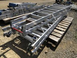 Werner 8ft Aluminum A-Frame Ladder,