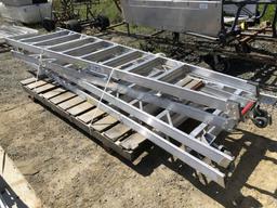 Werner 8ft Aluminum A-Frame Ladder,