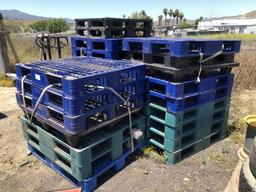 (27) Misc Plastic Pallets.