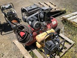 Husky 26 Gallon Cart Mounted Air Compressor,