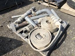 Pallet of Water/Trash Pump Parts,