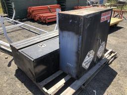 (4) Misc Lockable Truck Tool Boxes.