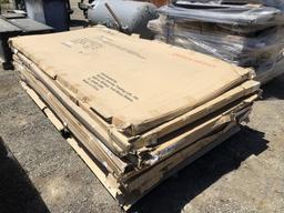 Pallet of 4ft x 8ft Mahogany Expert Board Contour