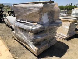 Pallet of Misc Boxed Household Furniture,