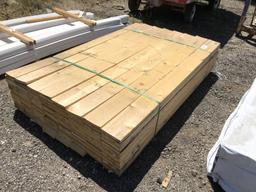 (Approx 128) 72in x 6in x 1in Lumber