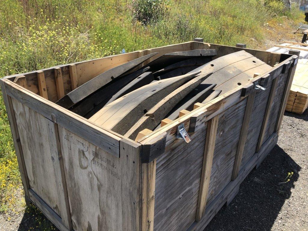 Crate of Heavy Duty Rubber Mats.