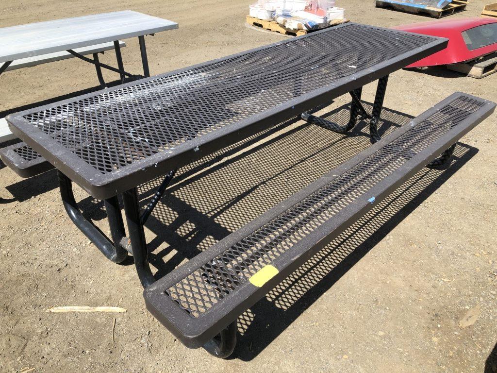 Picnic Table w/Attached Benches.