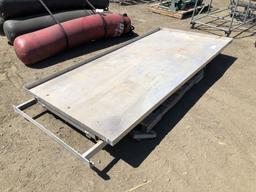 45in x 92in x 2in Fold Up Lifting Table.