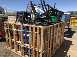 Crate of Misc Items, Including Wheel Chairs,