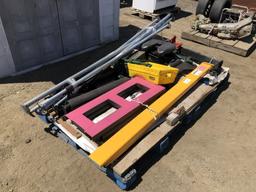 Pallet of Misc Items, Including 5th Wheel Hitch,