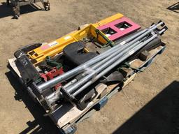 Pallet of Misc Items, Including 5th Wheel Hitch,