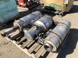 (3) Misc Truck Exhaust/Mufflers w/DPF.