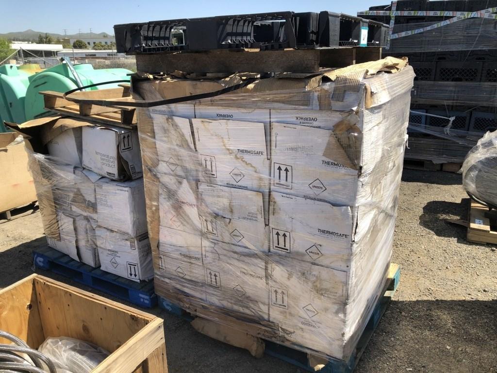 (2) Pallets of (Approx 42) Thermosafe Insulated