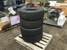 (4) Saferich Mud Hunter 31x10.05R15LT Tires.