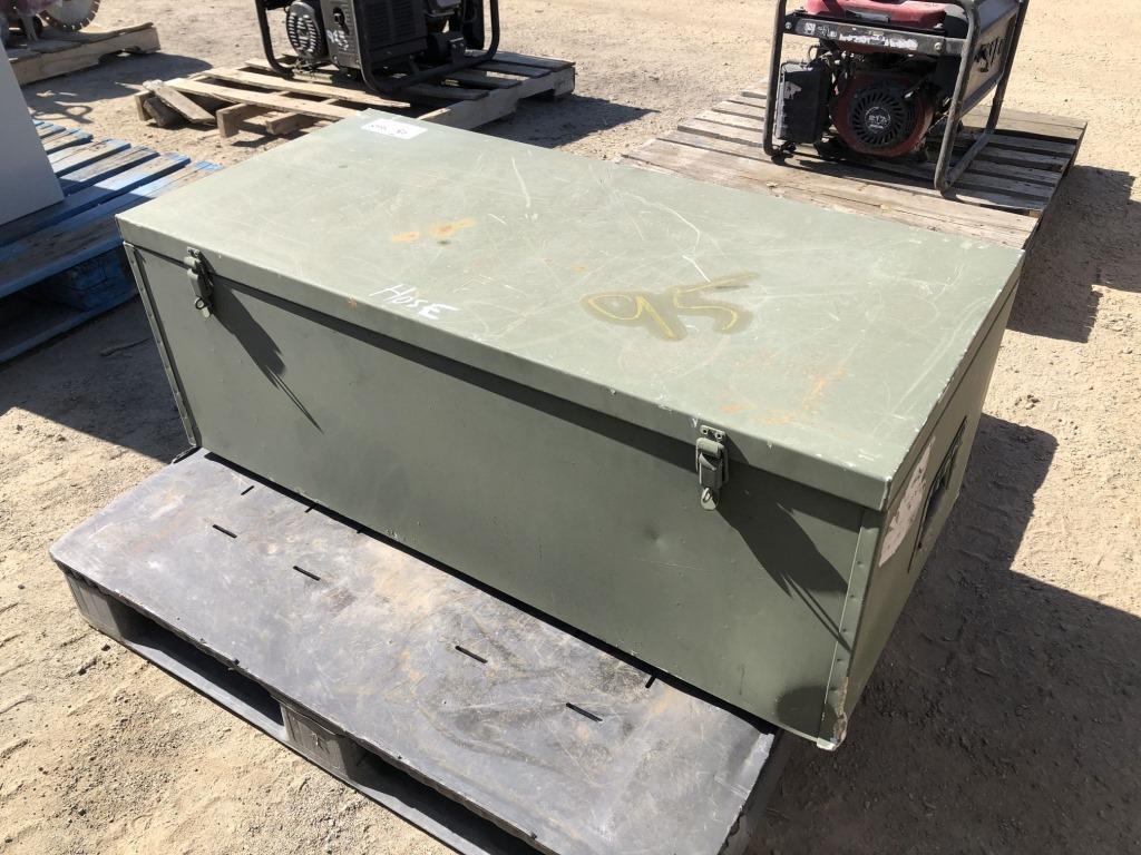 Military 20in x 42in x 16in Lockable Box, Includes